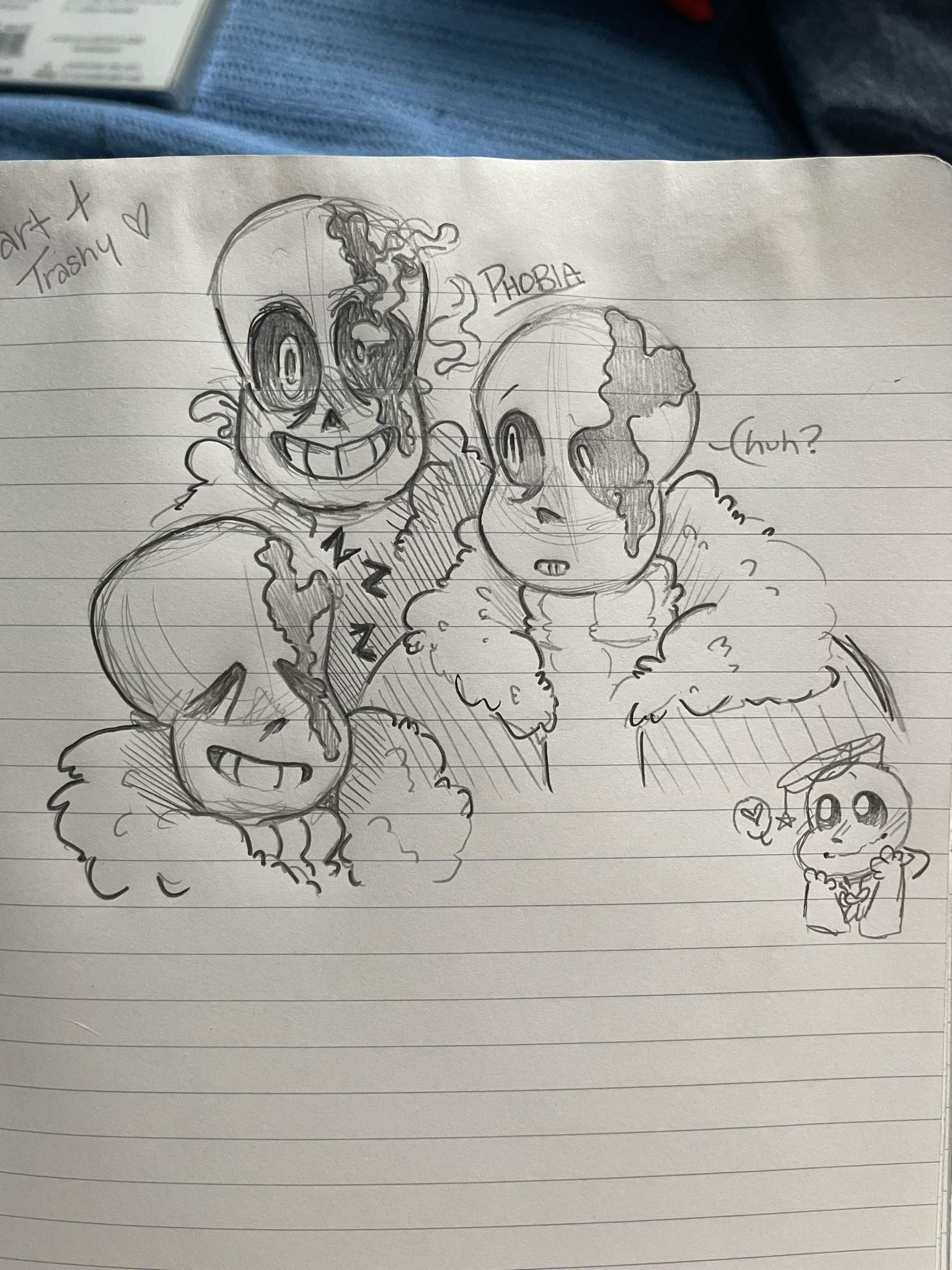 Fanart for Trashy! Phobia Sans | Undertale AUs Amino