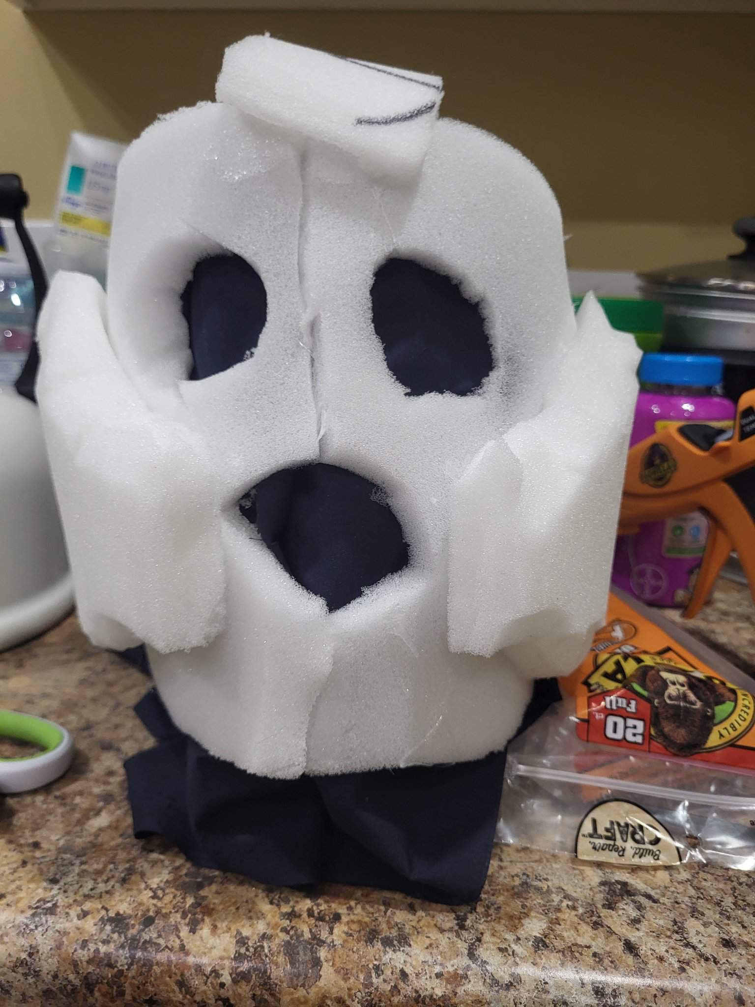 Fursuit head w.i.p.! | •Hazbin Hotel/Helluva Boss• Amino