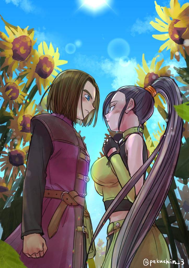 Hero & Jade from Dragon Quest 11 | Anime Amino