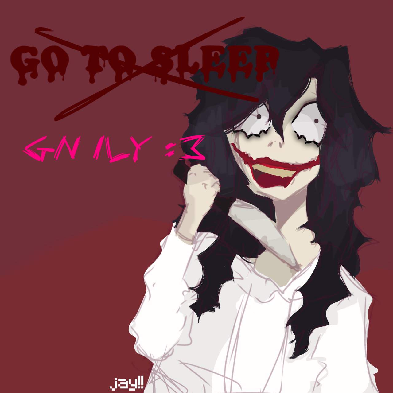 jeff the killer fanart in 2023?!?!??!!??! | Art~ Amino