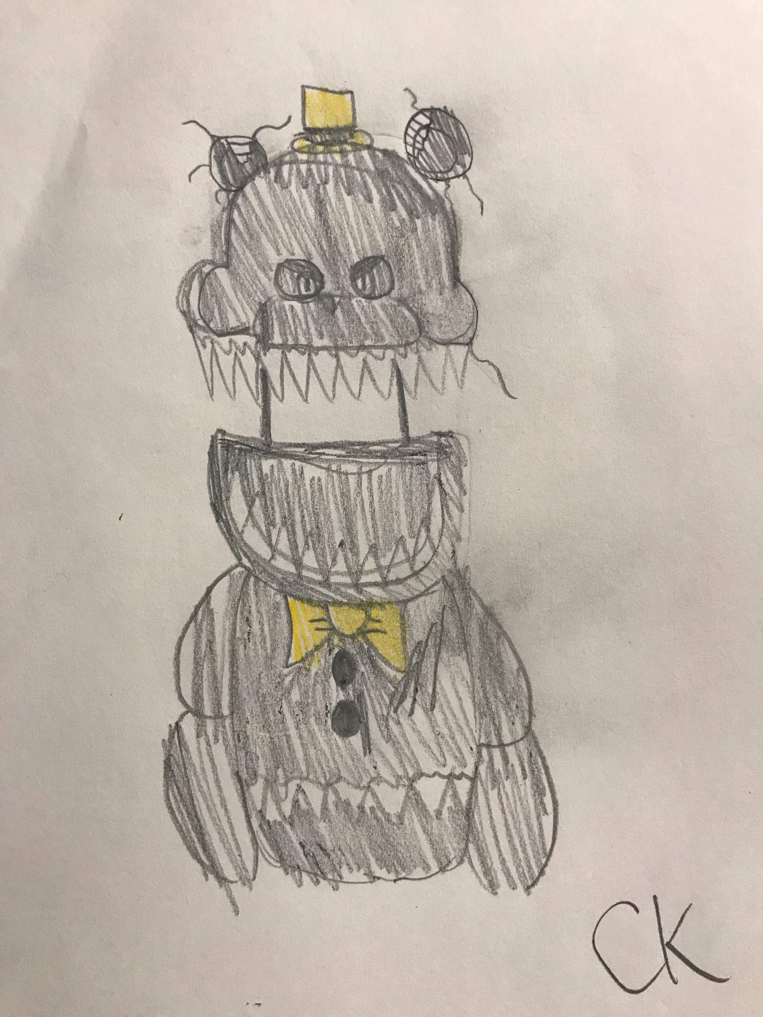 FNAF 4 Nightmare fanart | Drawing Amino