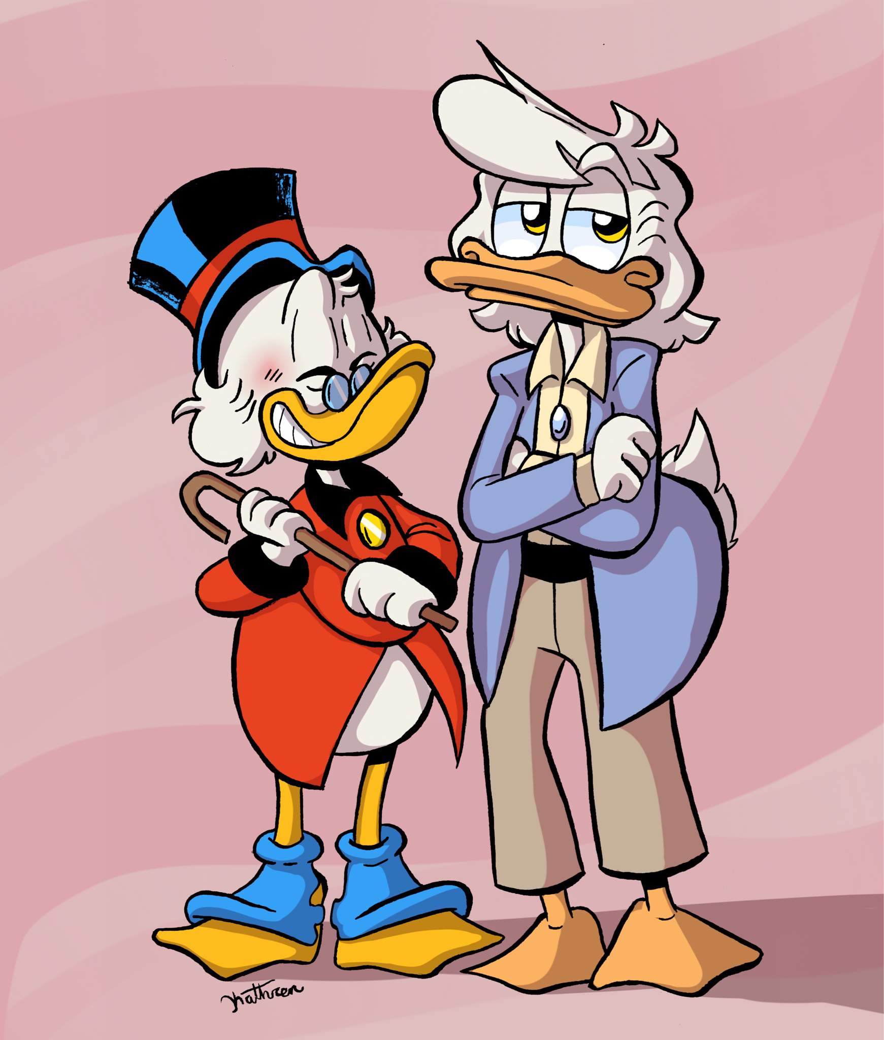 Scrooge & Cassidy! | Duck-Tales Amino