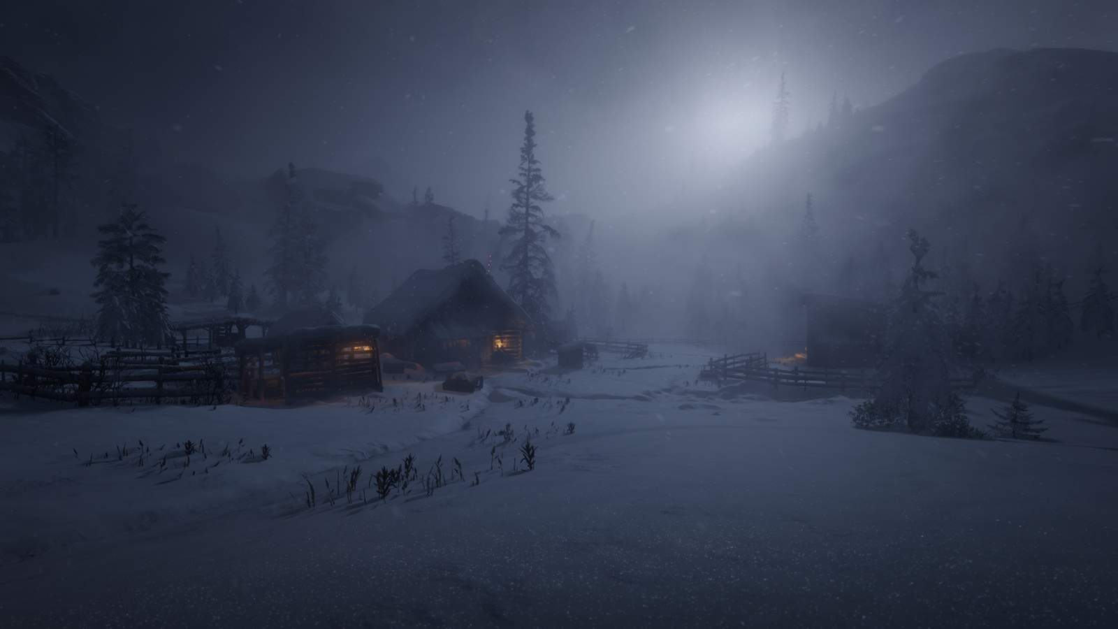 Rdr 2 миссии. Red Dead Redemption 2 артефакты снег. Red Dead Redemption 2 snowy Cabin Snowfall 1440p. Безмятежность Serenity.