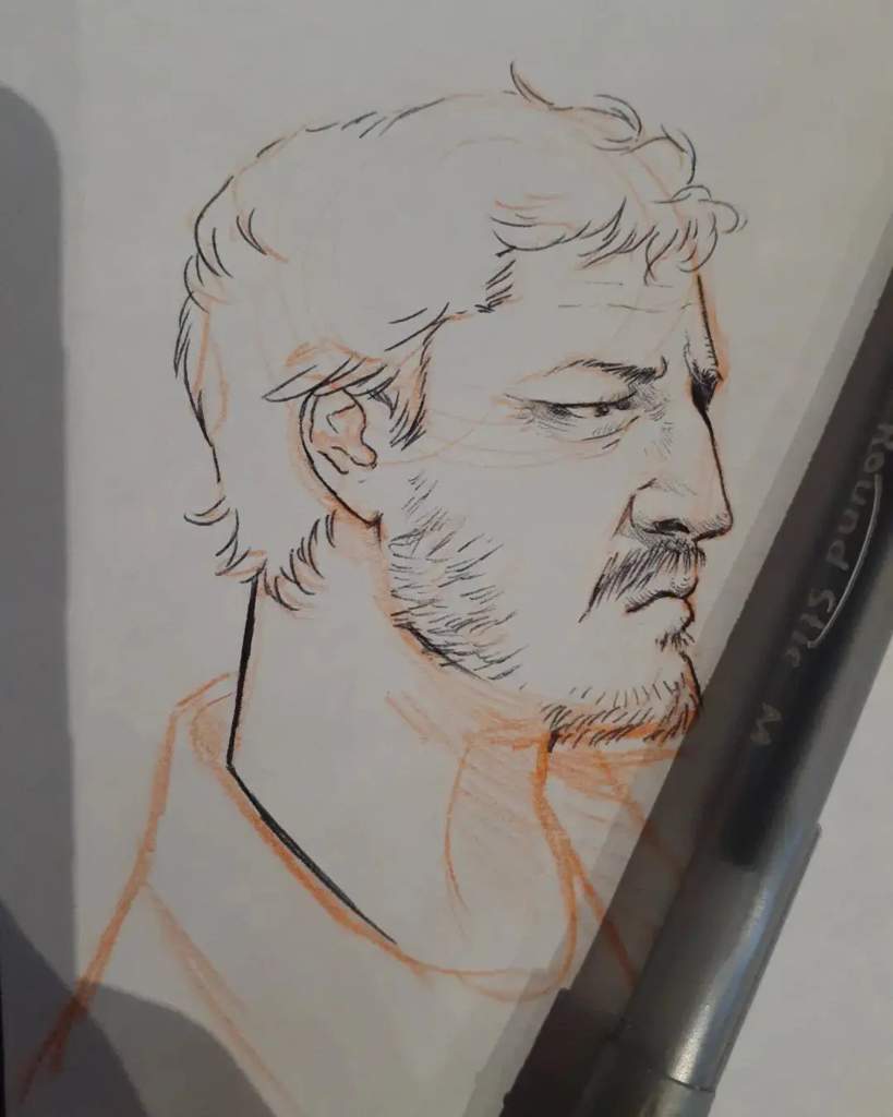 Pedro Pascal as Joel | Drawing Amino