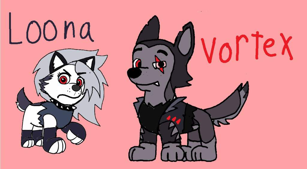 Loona and Vortex as paw patrol pups | Cartoon Amino