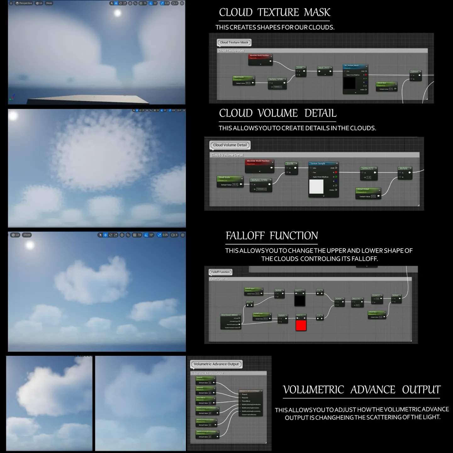 Testing out volumetric cloud component in UE5 | 3D Modeling and Art Amino