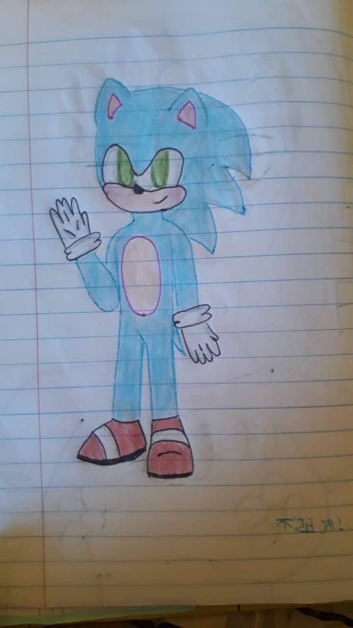 Fiz um desenho do Sonic e do Nine de sonic prime :D | Sonic Amino PT~BR ...