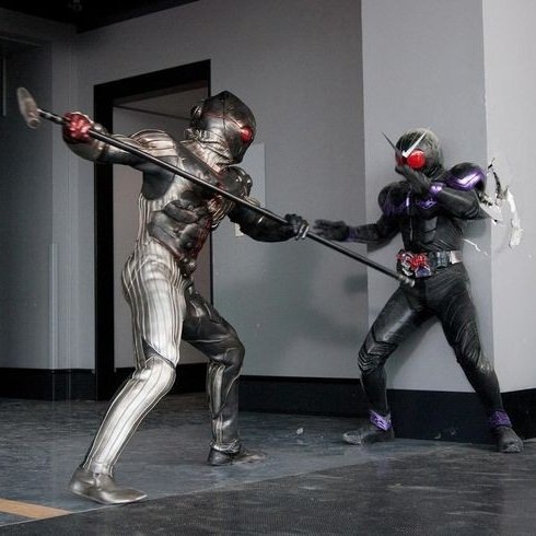 Kamen Rider Joker (Joker Gaia Memory) VS Metal Dopant (Metal Gaia ...