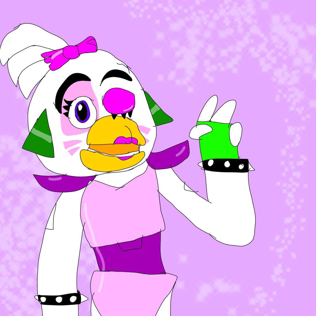 DIBUJO DE GLAMROCK CHICA | FNaF Amino [ Español ] Amino