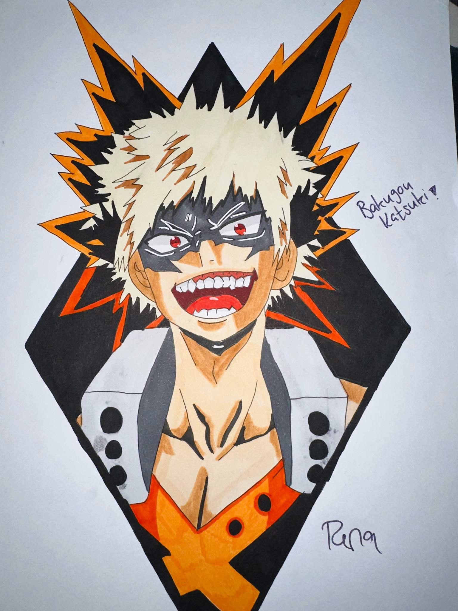 BNHA Fanart: Bakugou Katsuki. 💥 | Kuro Gang Amino