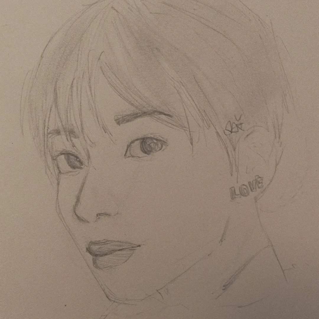 Taehyun sketch! | TXT (투모로우바이투게더) Amino