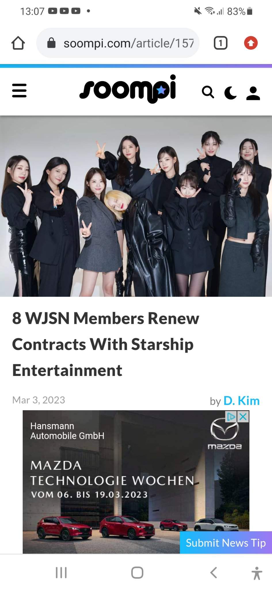 8 WJSN Members Renew Contracts With Starship Entertainment | Cosmic ...