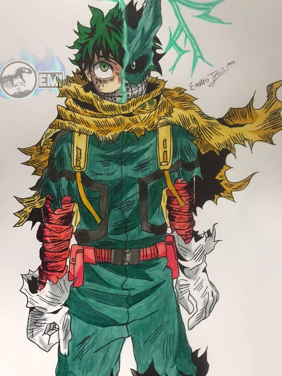 Dibujo de Dark Deku | •Arte Amino• Amino