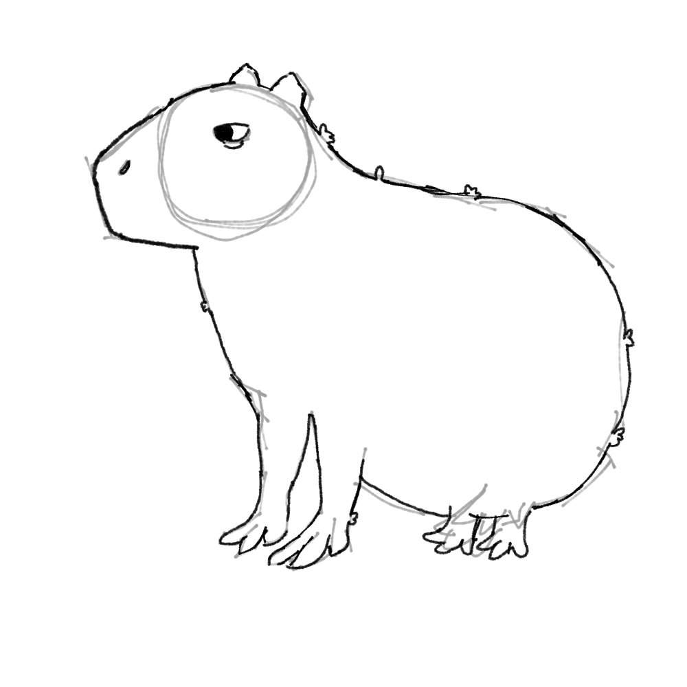 COMO DESENHAR UMA CAPIVARA (Desenho Fácil) com a Dai Oliveira