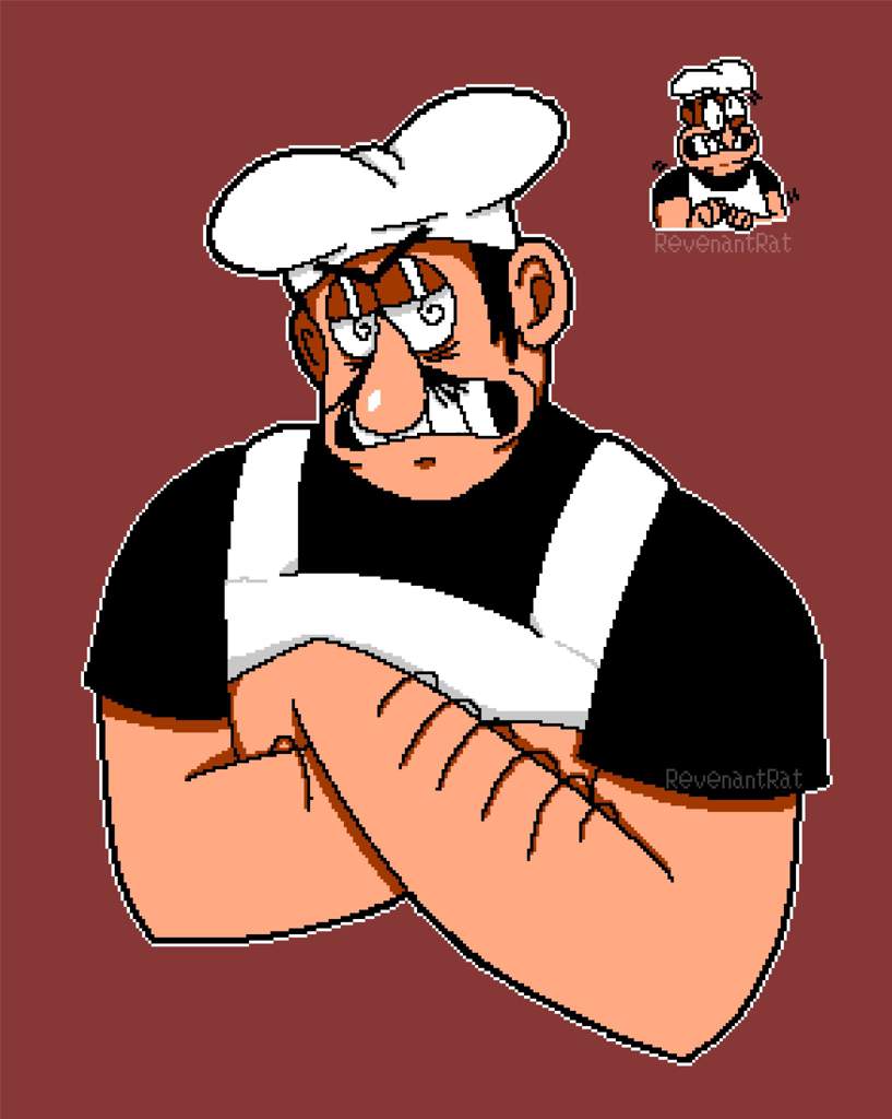 Peppino Drawing I Made The Other Day | Pizza Tower Amino