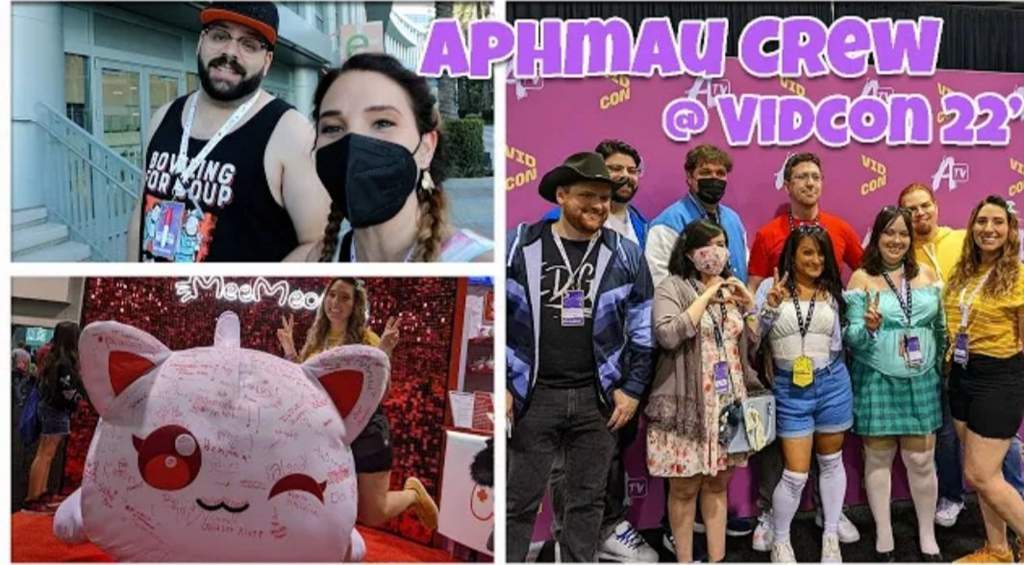 APHMAU CREW IN VIDCON 2022 !!! 💜 Aphmau Amino