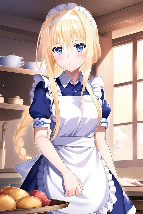 Sword art online alice maid😁😍 | Anime Amino