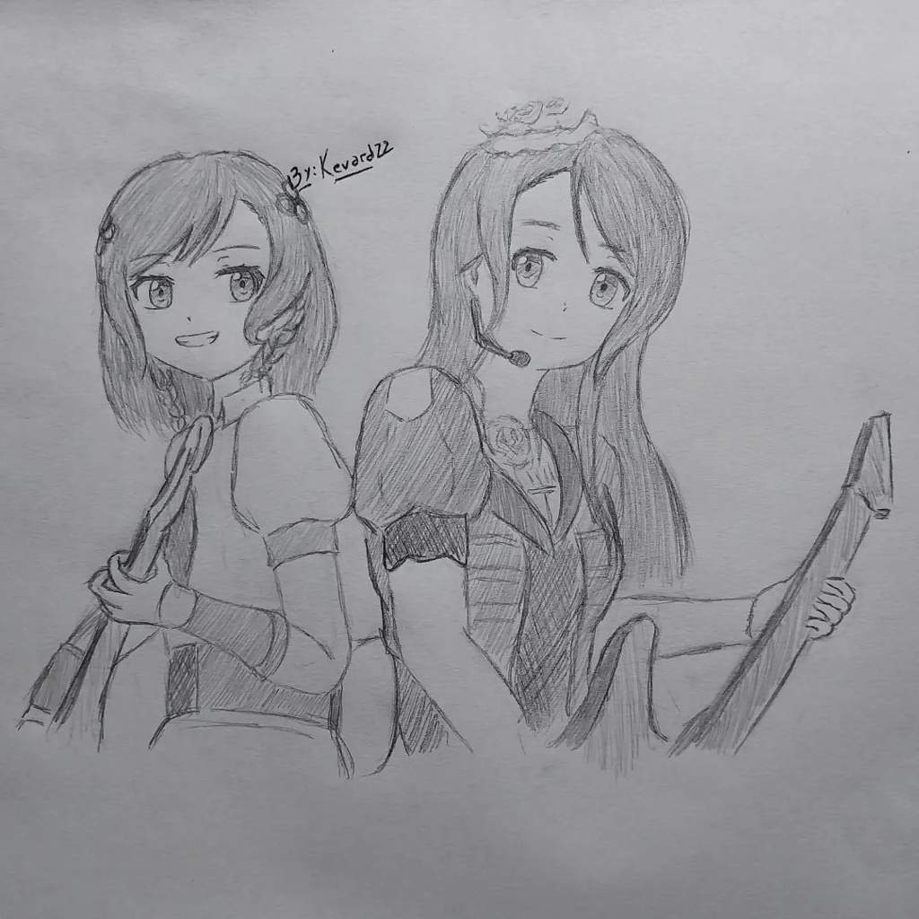 Dibujo Sayo & Hina | BanG Dream! Amino ESP Amino