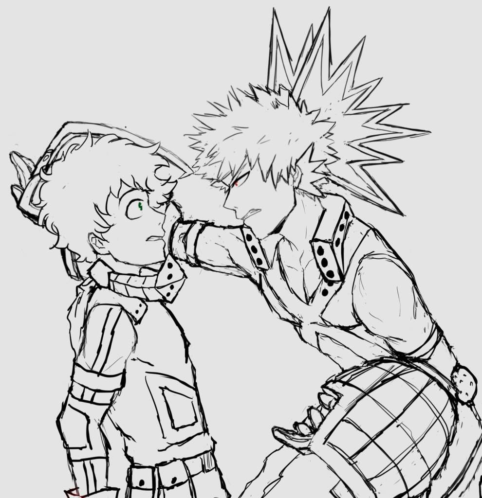 BkDk Sketch | My Hero Academia Amino