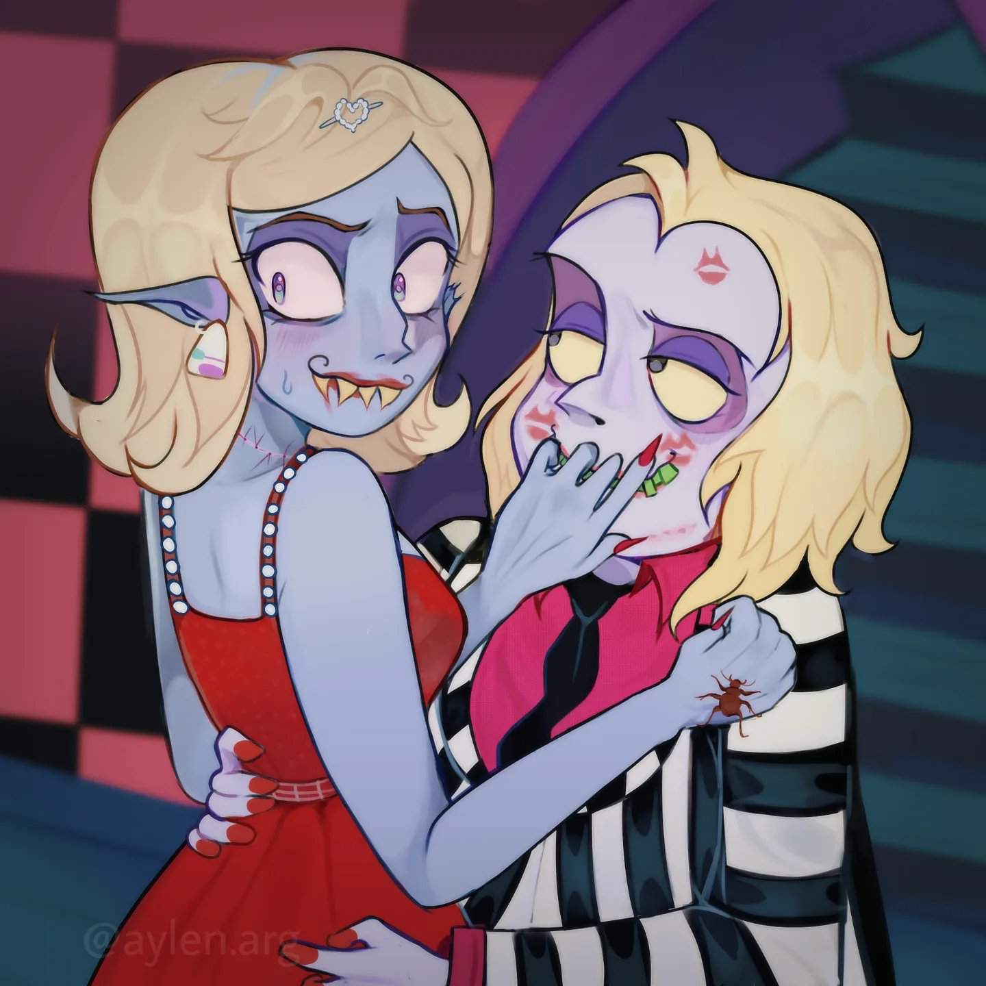 FanArt of the animated series! (Oc x Canon) | Beetlejuice Amino