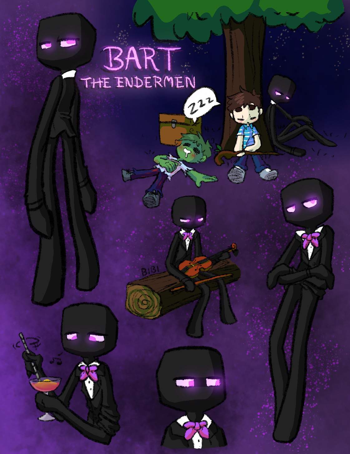 Bart The Endermen from Slamacow | Minecraft Amino