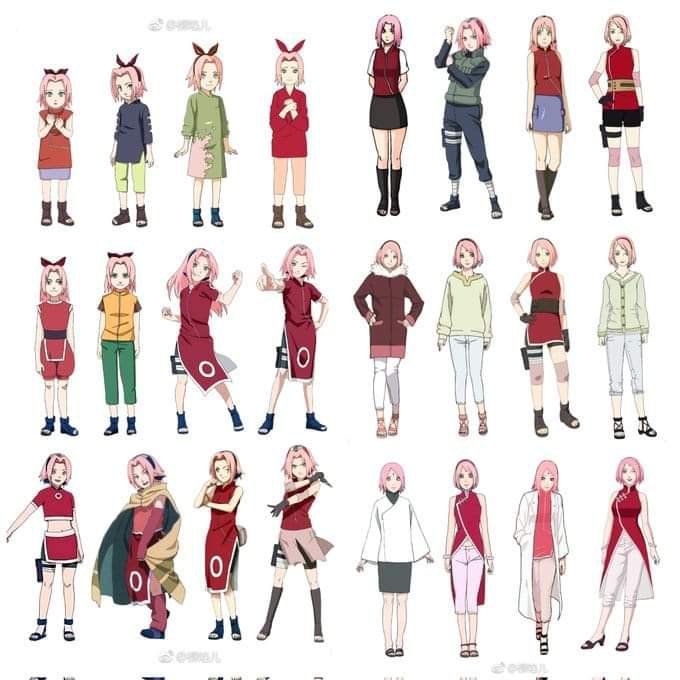 Sakura en todos sus estilos 😍 💖 | •Anime• Amino