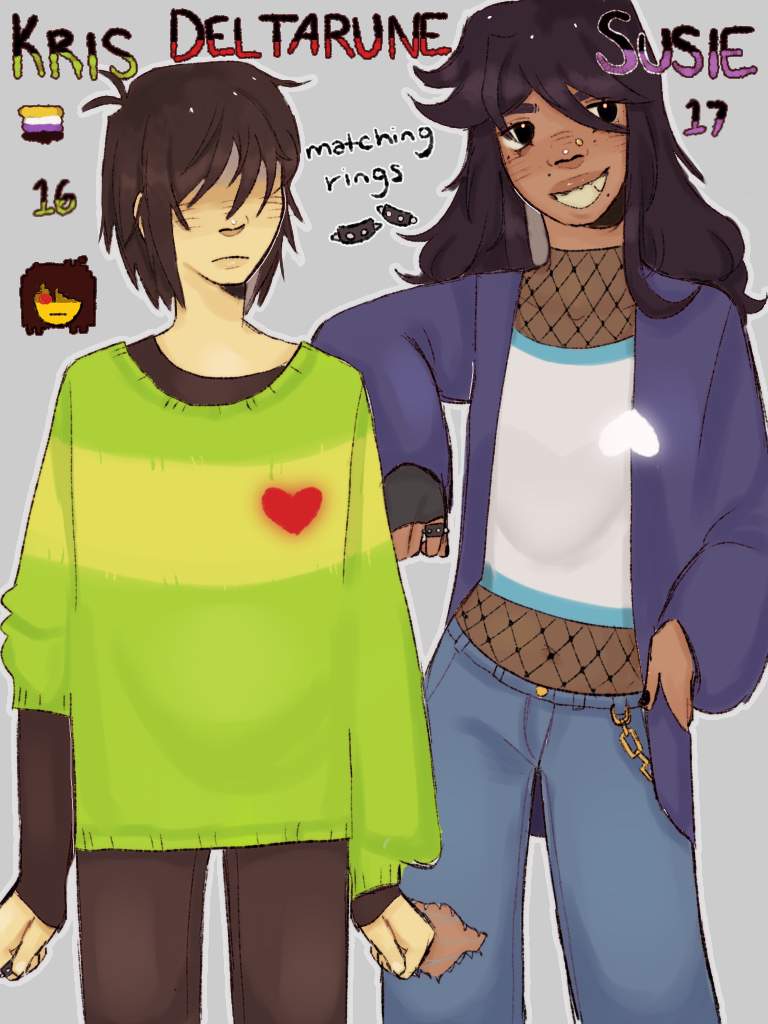 Fanart Kris And Susie Deltarune Amino 