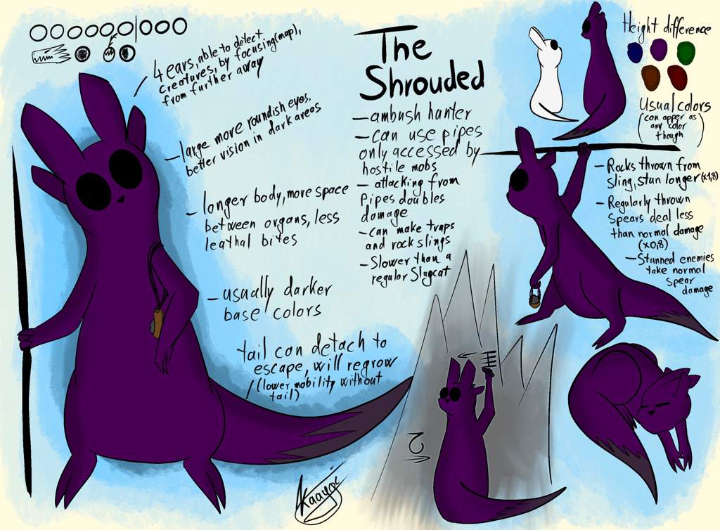 OC slugcat variant I had as an idea pretty much since I started playing ...