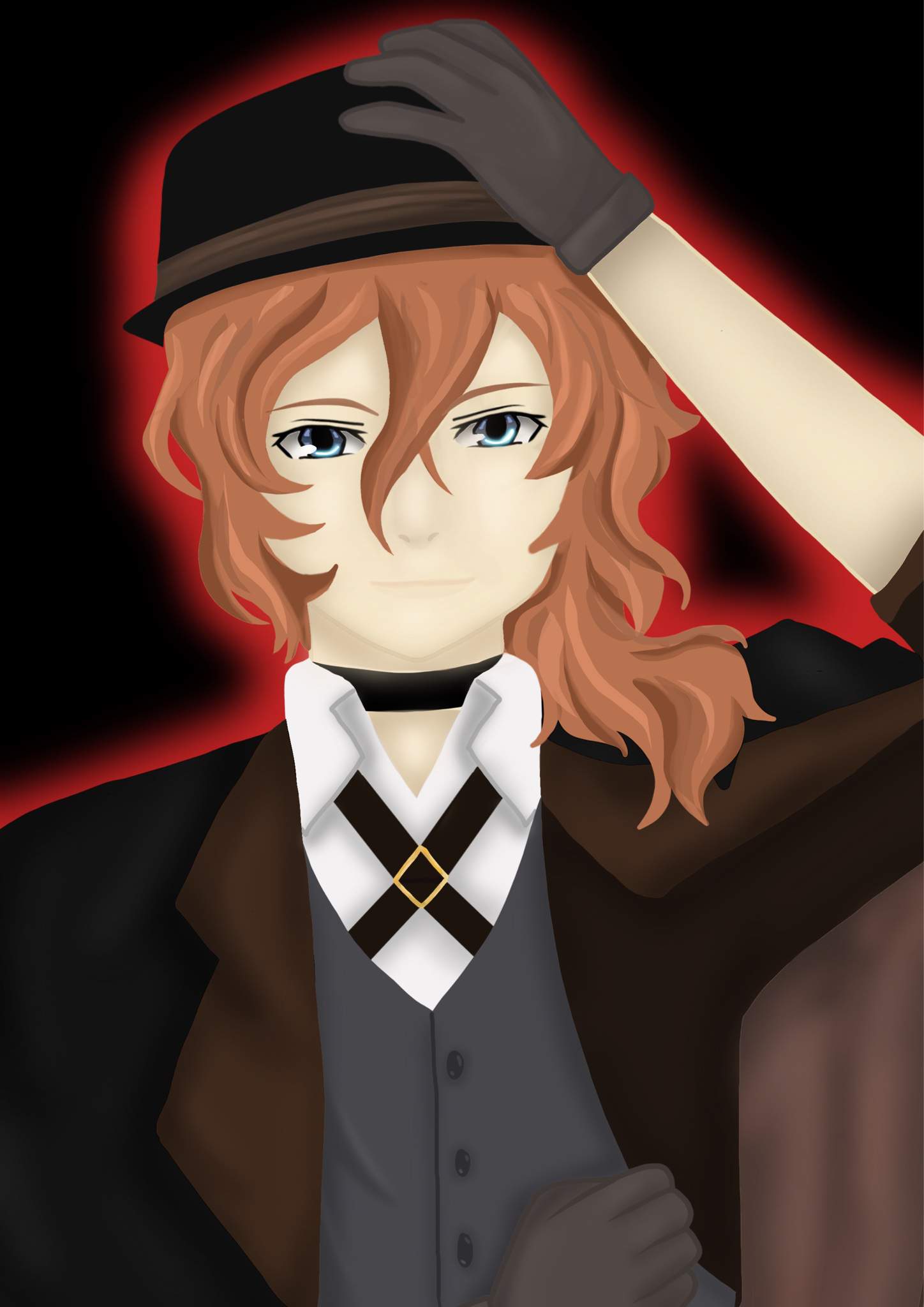 Chuuya drawing! | Bungou Stray Dogs Amino