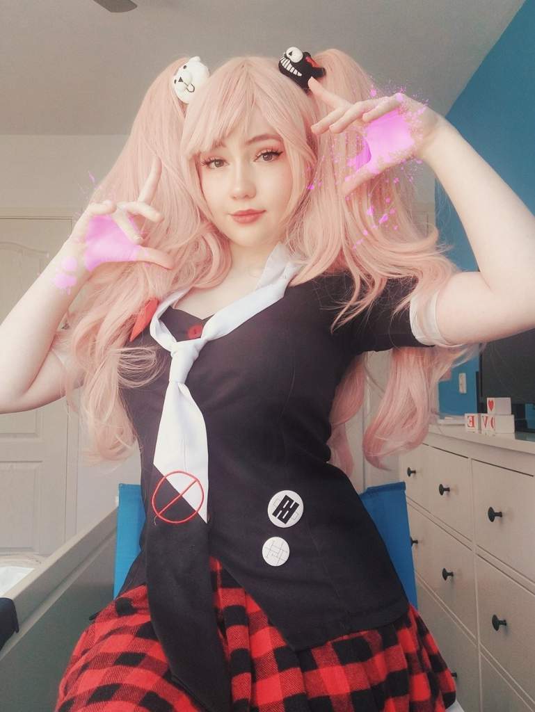 My Junko enoshima cosplay:) | Danganronpa Amino