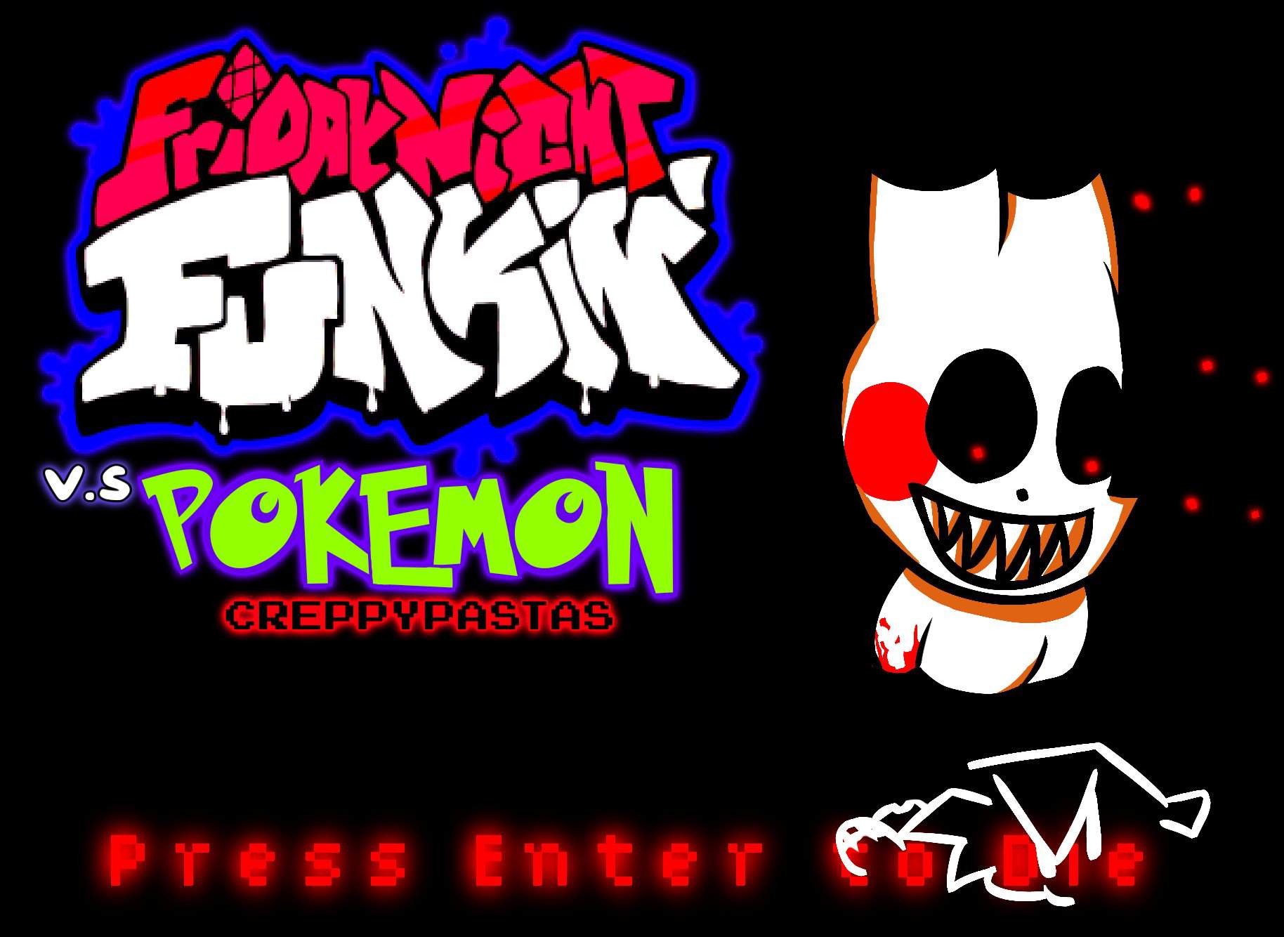 FNF V.S Pokémon Creepypasta Fan-Made | Friday Night Funkin' Brasil 💙 Amino