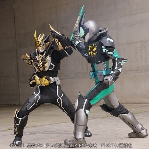 Kamen Rider Juuga (Juuga Genome) VS Kamen Rider Evil (Bat Genome ...