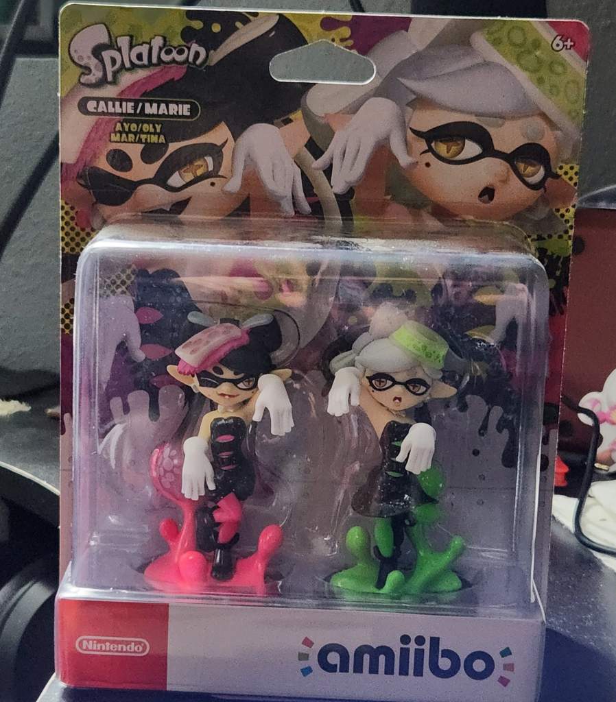 I bought the actual Squid Sister Amiibo today! | Splatoon Amino