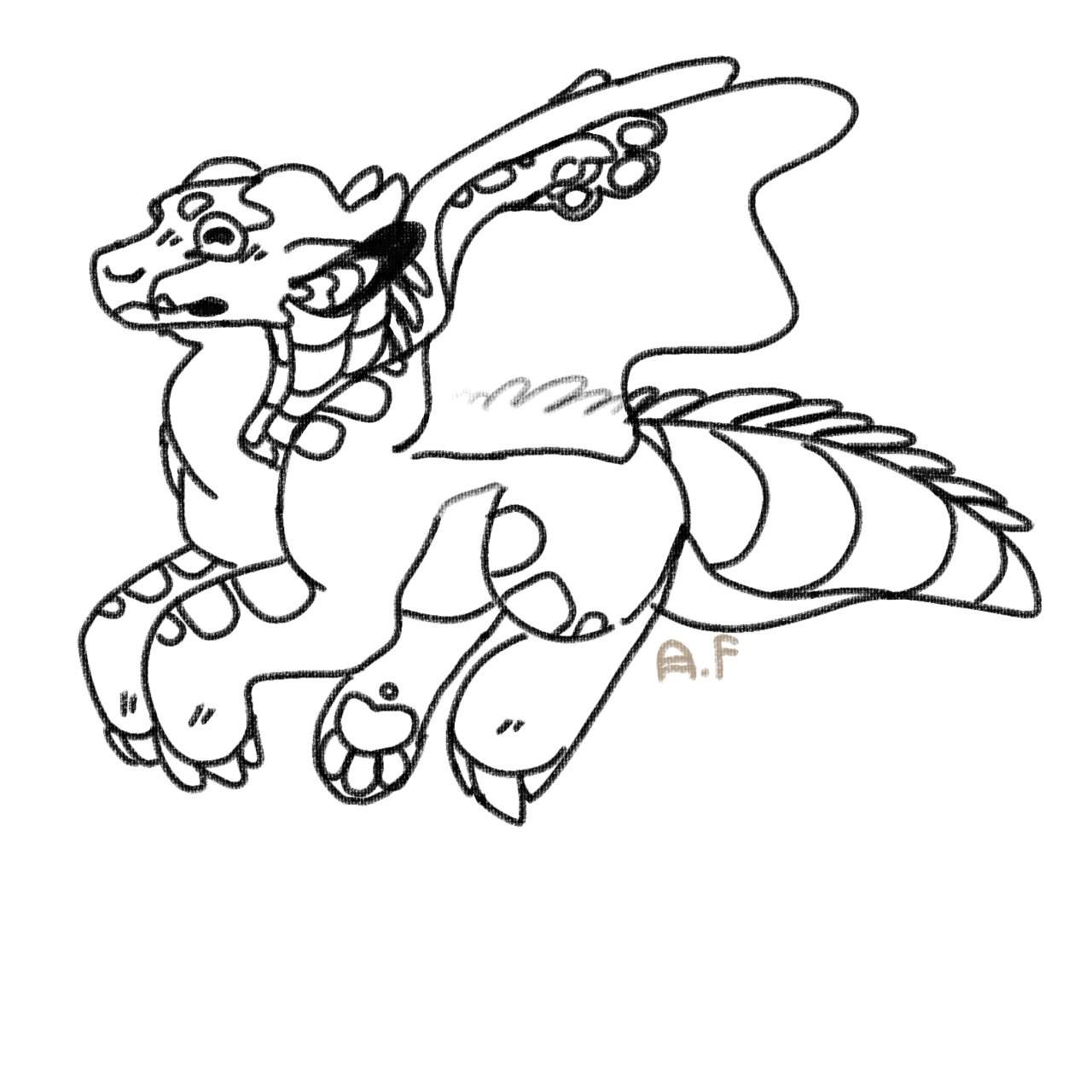 Chibi stylized mudwing base! F2u | Wings Of Fire Amino